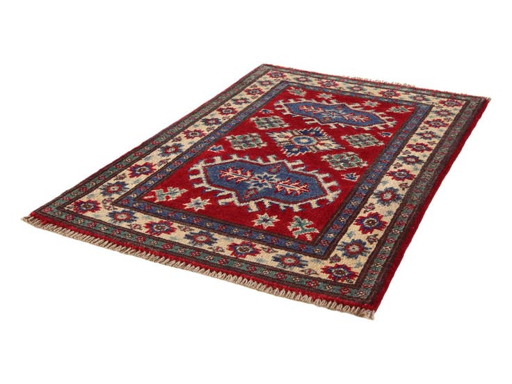 Detail image of 2' 1 x 2' 10 Hand Knotted Kazak Rug