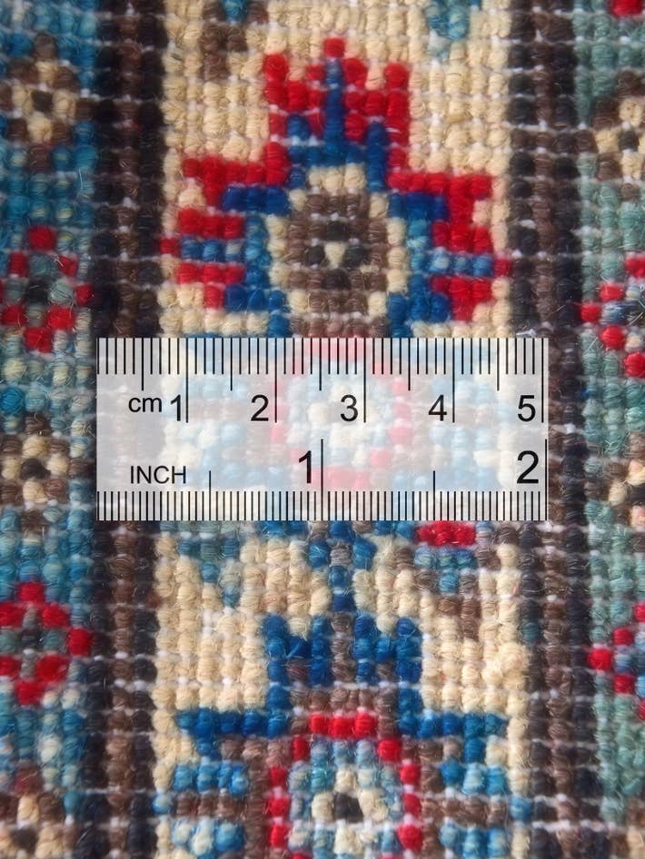 Detail image of 2' 1 x 2' 10 Hand Knotted Kazak Rug