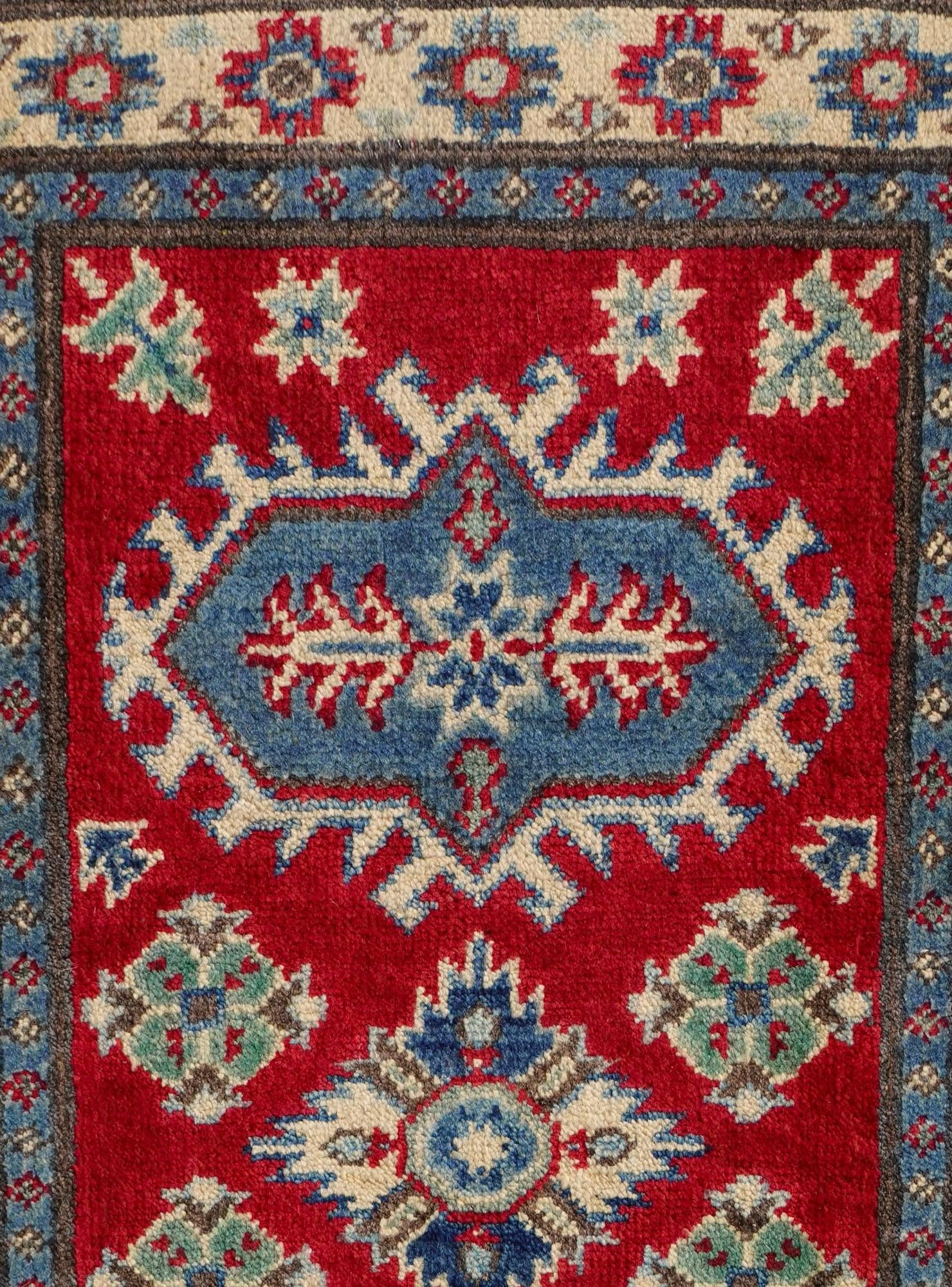 2' 1 x 2' 10 Hand Knotted Kazak Rug