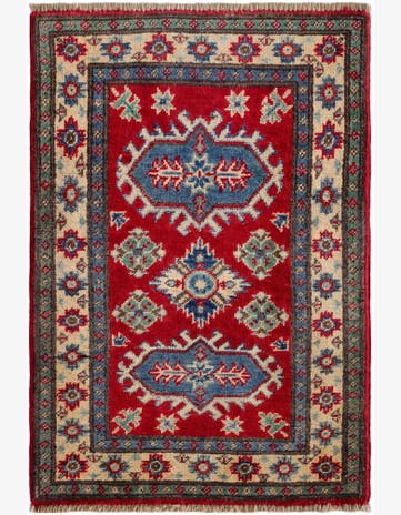 2' 1 x 2' 10 Hand Knotted Kazak Rug