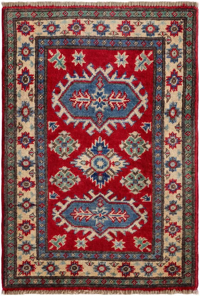 2' 1 x 2' 10 Hand Knotted Kazak Rug
