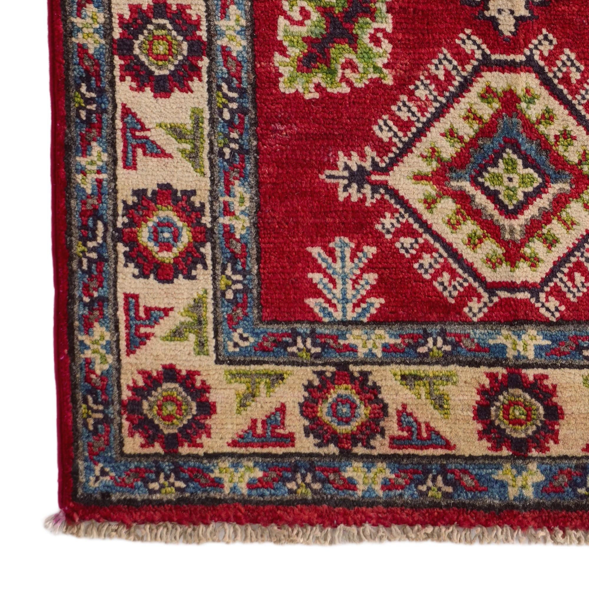 2' 1 x 3' 2 Hand Knotted Kazak Rug
