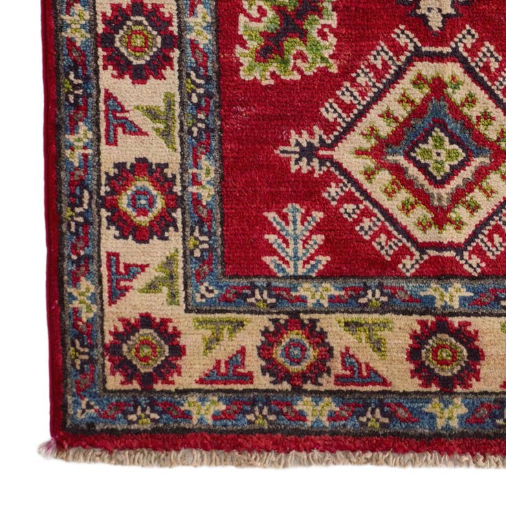 Detail image of 2' 1 x 3' 2 Hand Knotted Kazak Rug