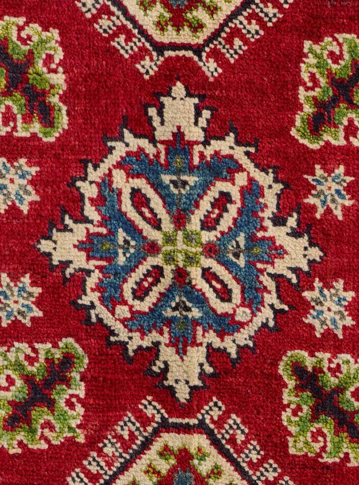 Detail image of 2' 1 x 3' 2 Hand Knotted Kazak Rug