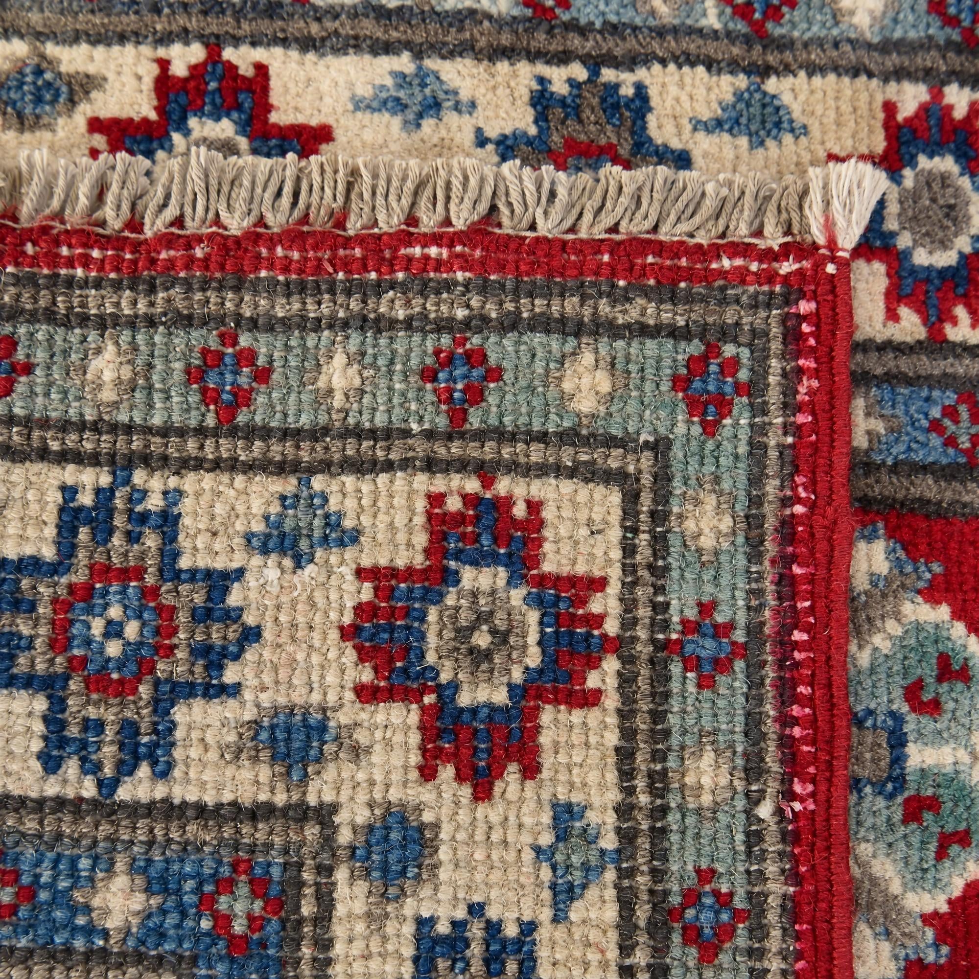65cm x 95cm Hand Knotted Kazak Rug