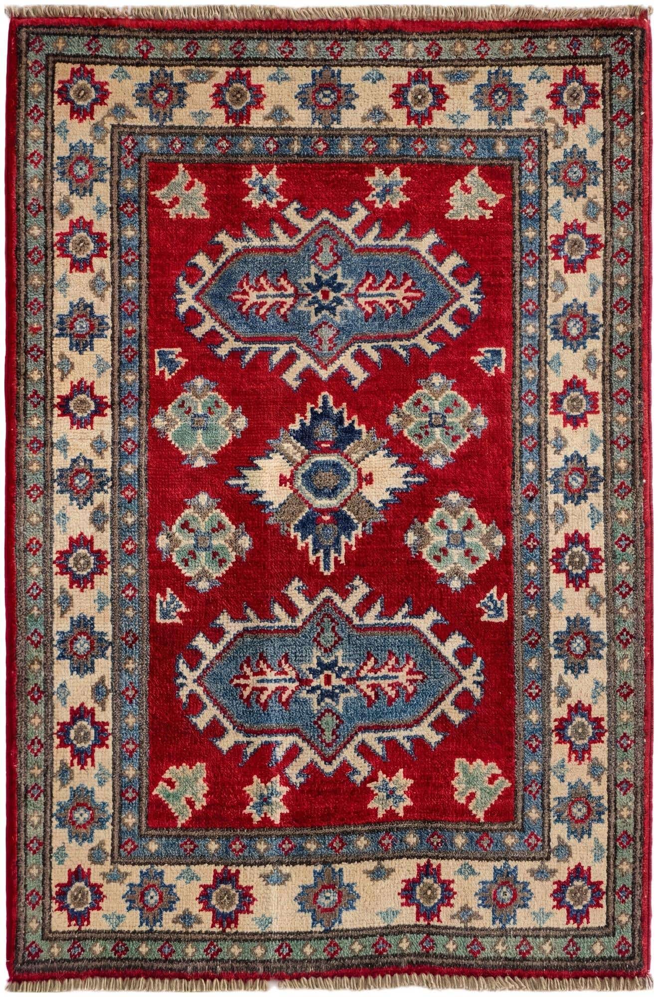 2' 1 x 3' 1 Hand Knotted Kazak Rug