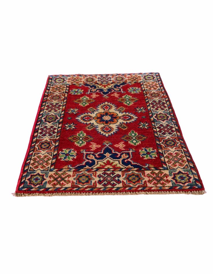 Detail image of 2' x 3' 2 Hand Knotted Kazak Rug