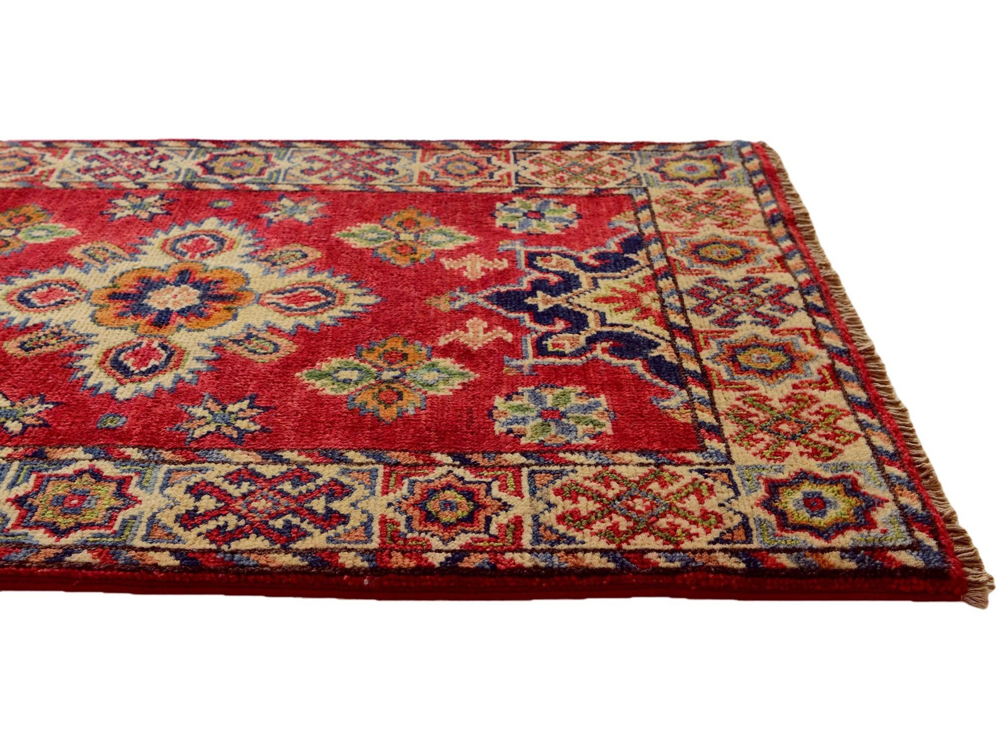 2' x 3' 2 Hand Knotted Kazak Rug