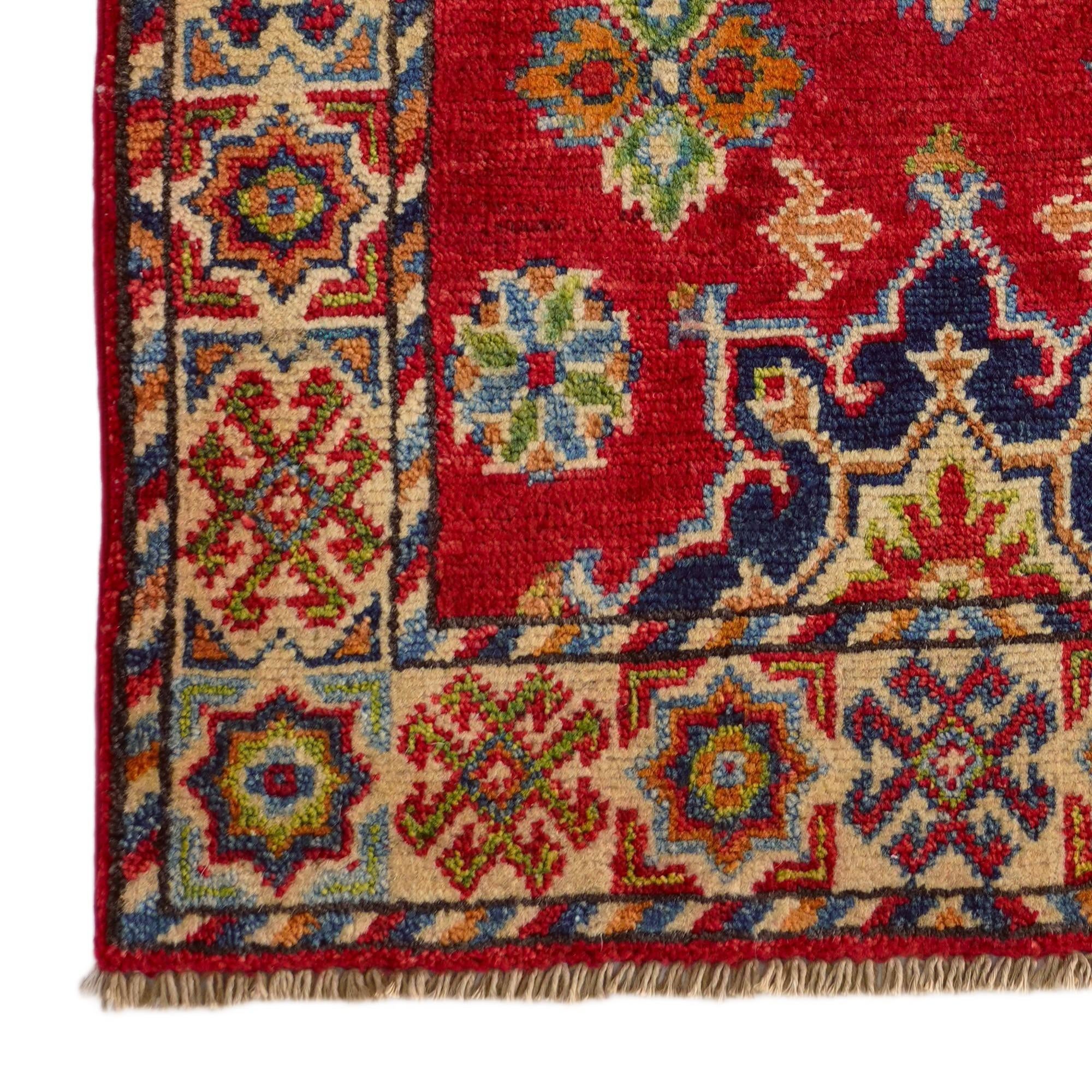 2' x 3' 2 Hand Knotted Kazak Rug