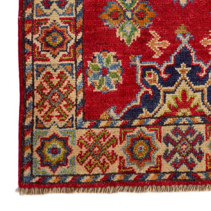 Detail image of 2' x 3' 2 Hand Knotted Kazak Rug