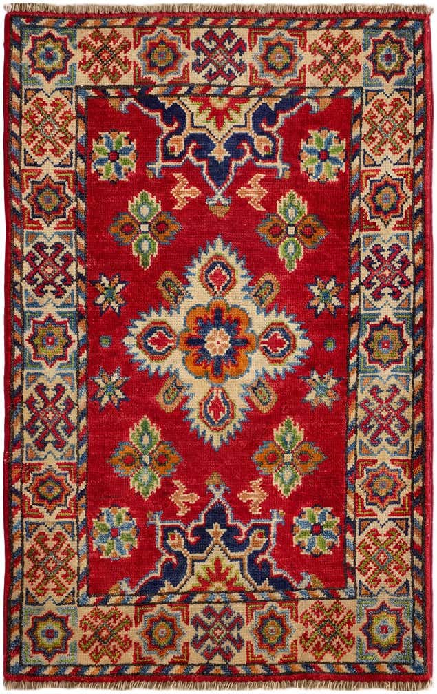 2' x 3' 2 Hand Knotted Kazak Rug