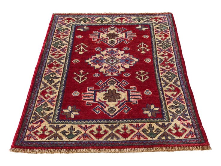 Detail image of 2' x 2' 11 Hand Knotted Kazak Rug
