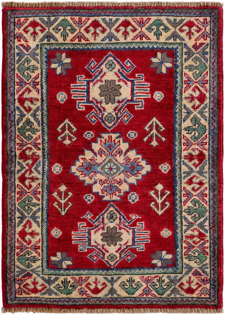2' x 2' 11 Hand Knotted Kazak Rug