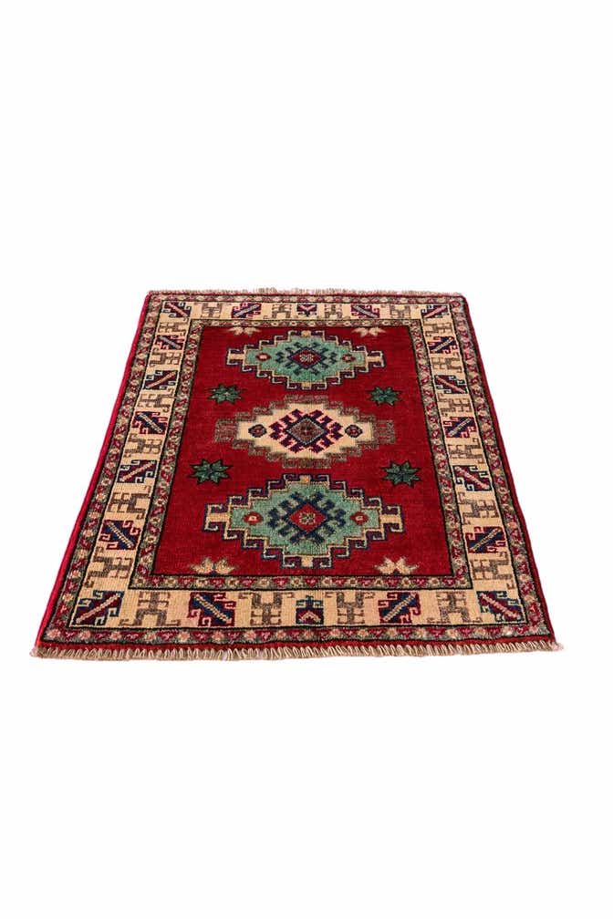 2' x 3' Hand Knotted Kazak Rug