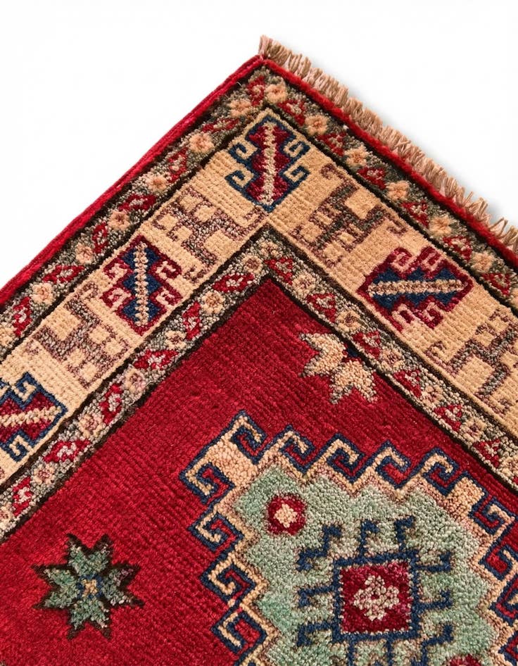 Detail image of 2' x 3' Hand Knotted Kazak Rug