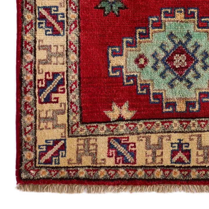 2' x 3' Hand Knotted Kazak Rug