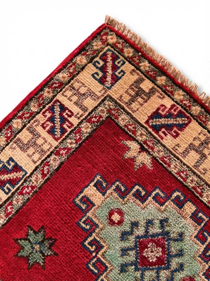 2' x 3' Hand Knotted Kazak Rug