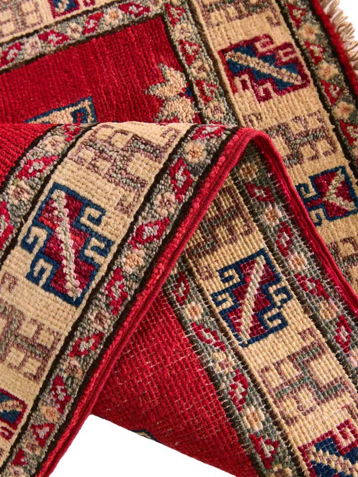 2' x 3' Hand Knotted Kazak Rug