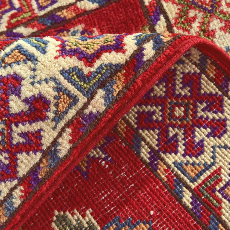 Detail image of 2' 1 x 3' Hand Knotted Kazak Rug