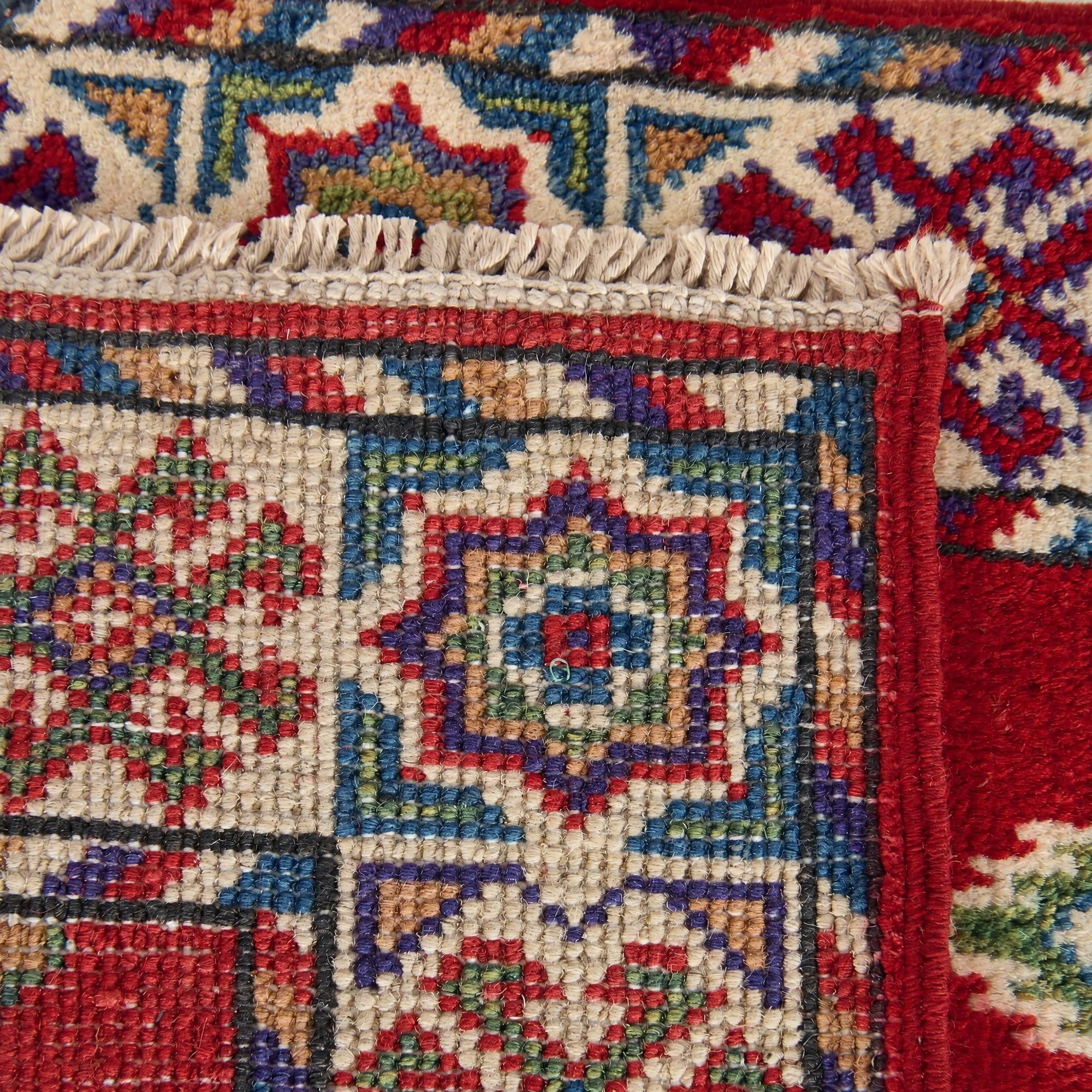 65cm x 90cm Hand Knotted Kazak Rug