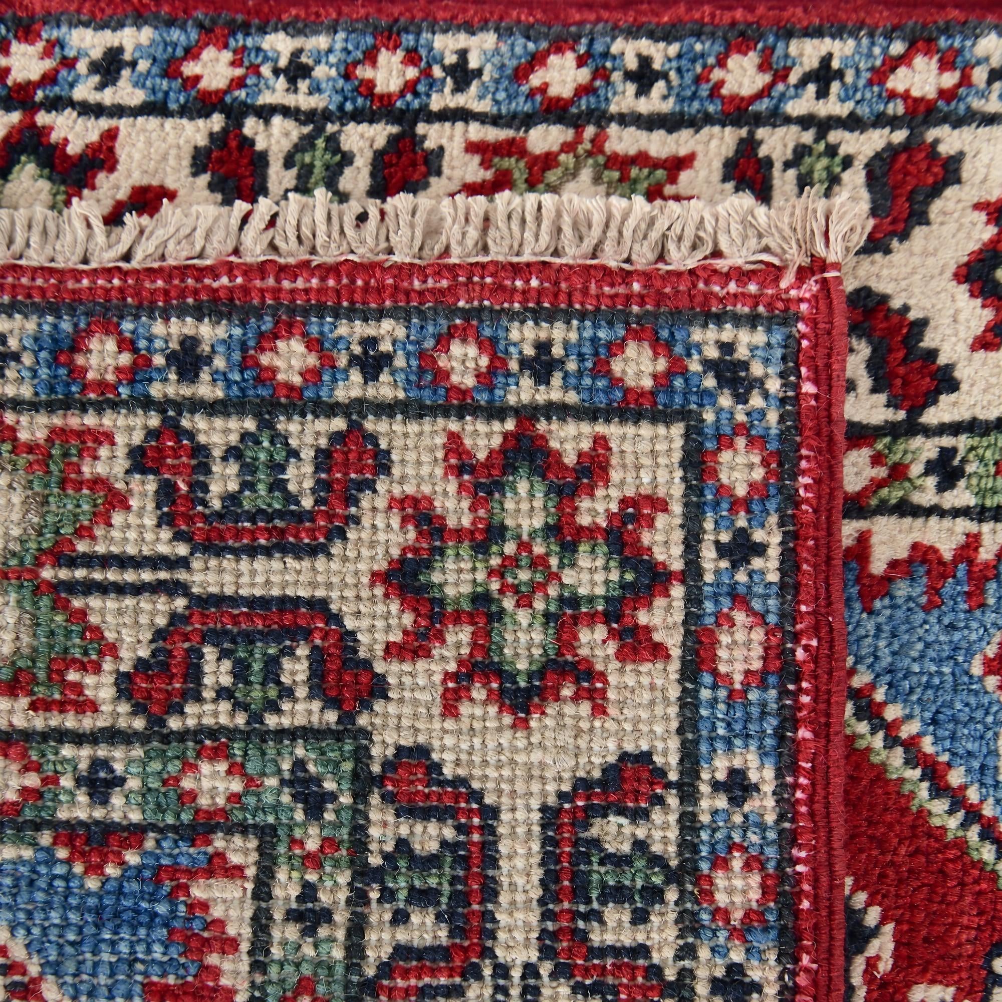 65cm x 95cm Hand Knotted Kazak Rug