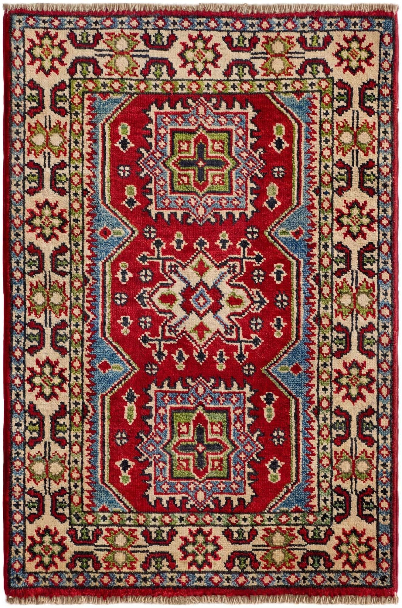2' 1 x 3' 1 Hand Knotted Kazak Rug