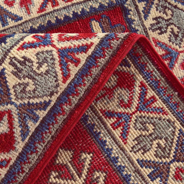 Detail image of 2' 1 x 3' Hand Knotted Kazak Rug