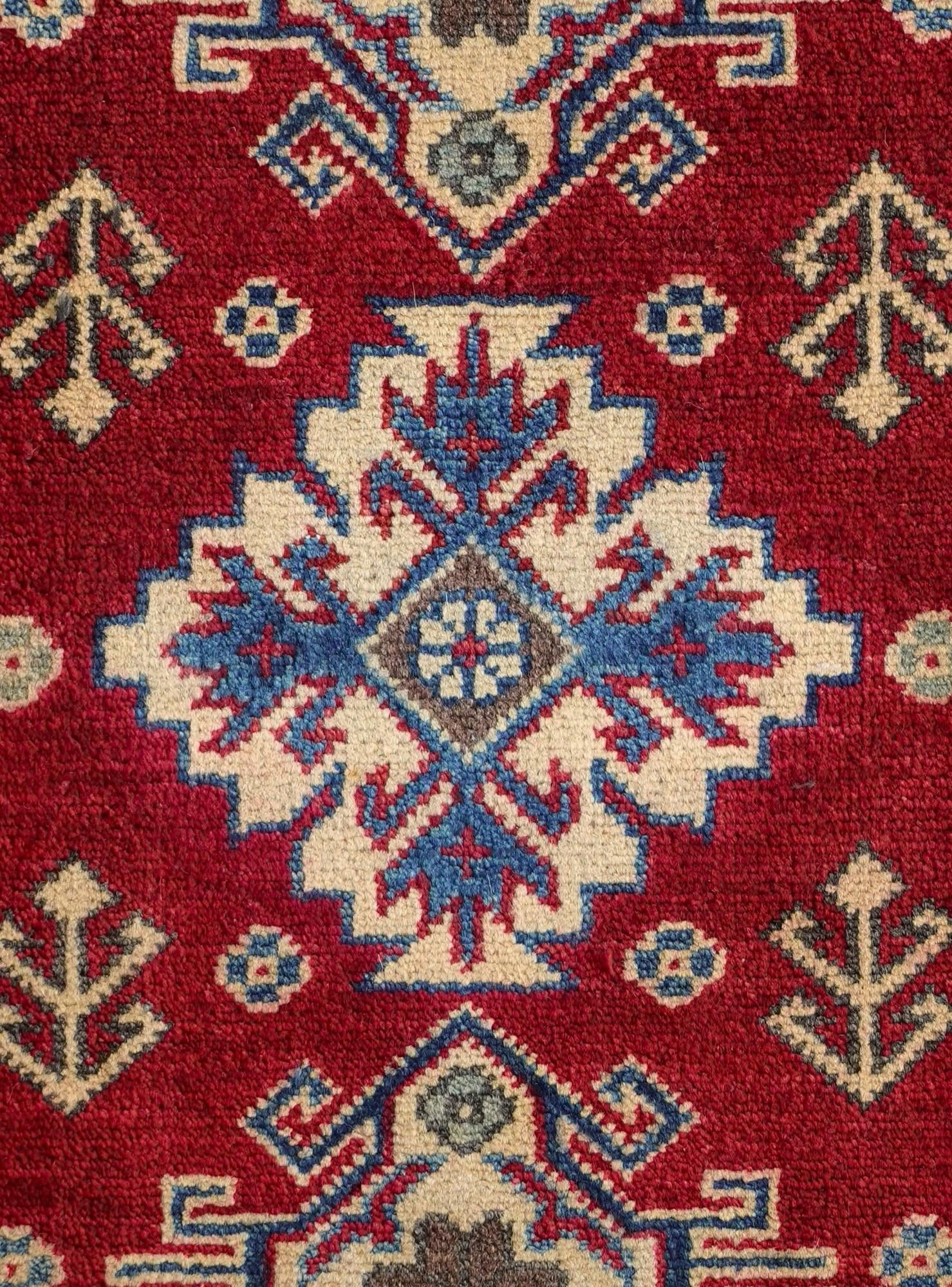 2' 1 x 3' Hand Knotted Kazak Rug