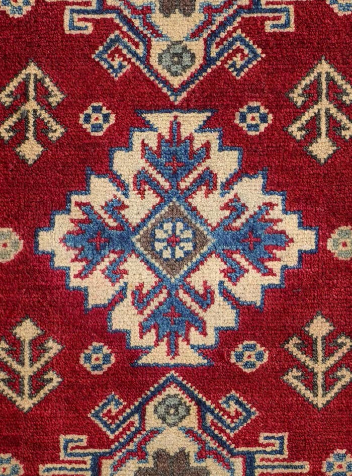 Detail image of 2' 1 x 3' Hand Knotted Kazak Rug
