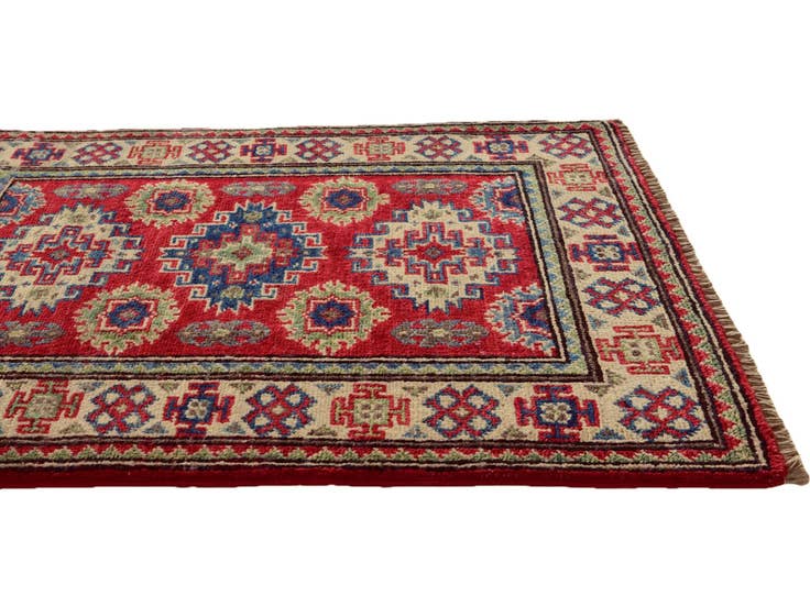 Detail image of 2' 1 x 3' Hand Knotted Kazak Rug