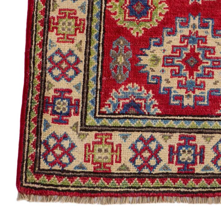 2' 1 x 3' Hand Knotted Kazak Rug