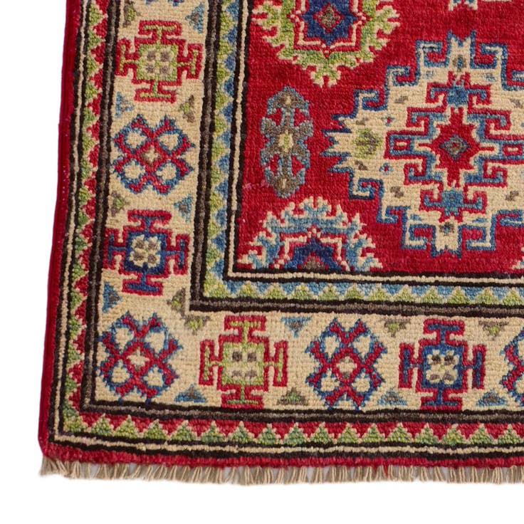 Detail image of 2' 1 x 3' Hand Knotted Kazak Rug