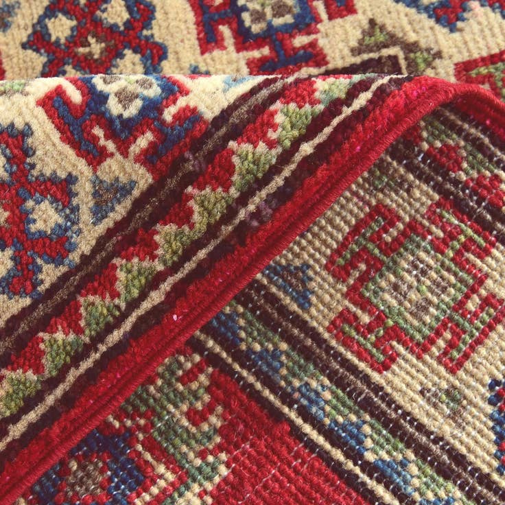 Detail image of 2' 1 x 3' Hand Knotted Kazak Rug