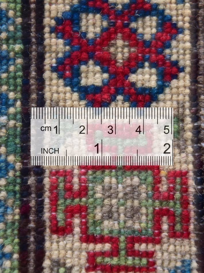 Detail image of 2' 1 x 3' Hand Knotted Kazak Rug