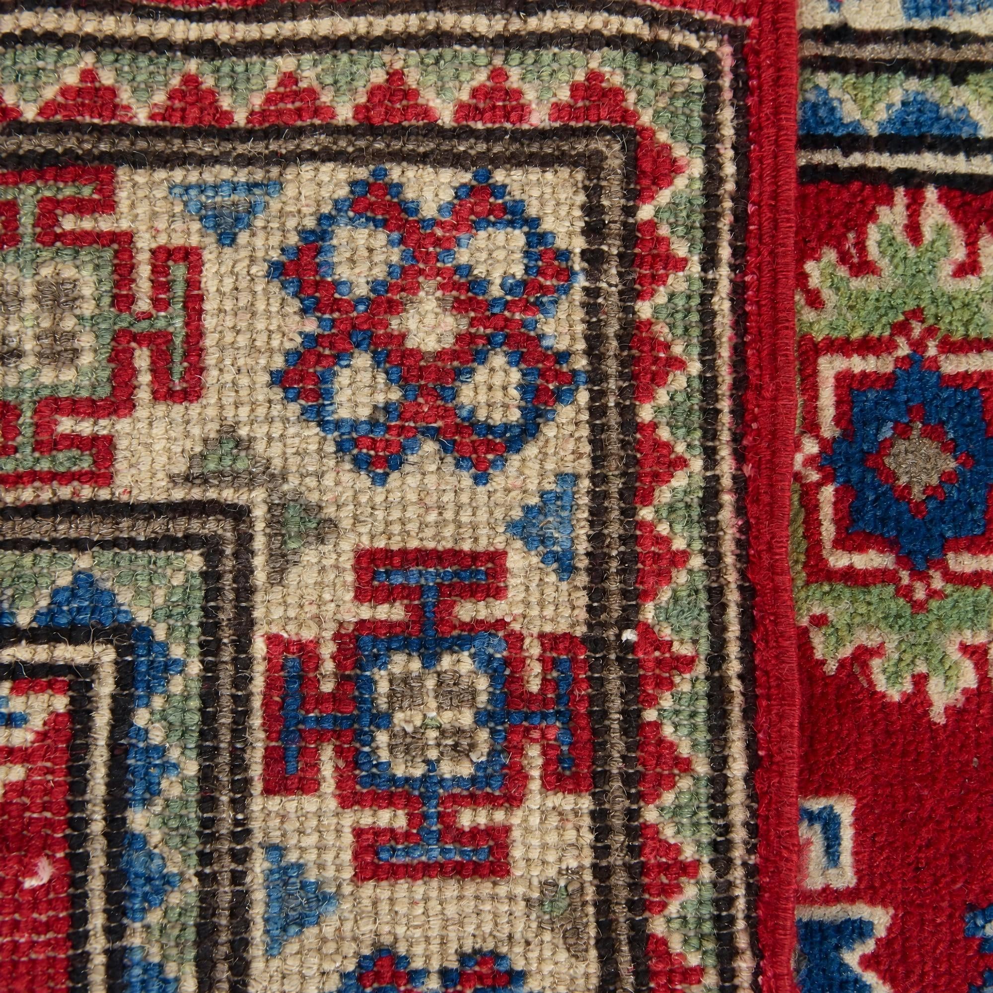 65cm x 90cm Hand Knotted Kazak Rug