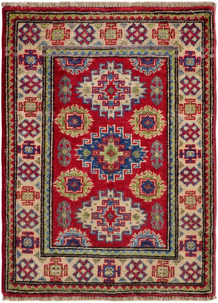 2' 1 x 3' Hand Knotted Kazak Rug