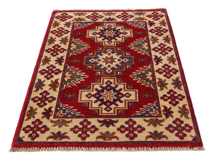 2' x 3' Hand Knotted Kazak Rug