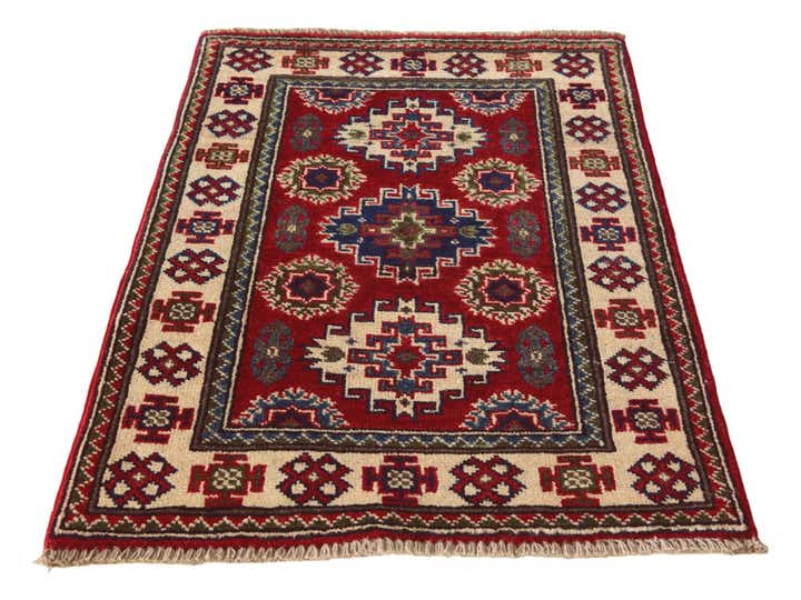 2' 1 x 3' Hand Knotted Kazak Rug