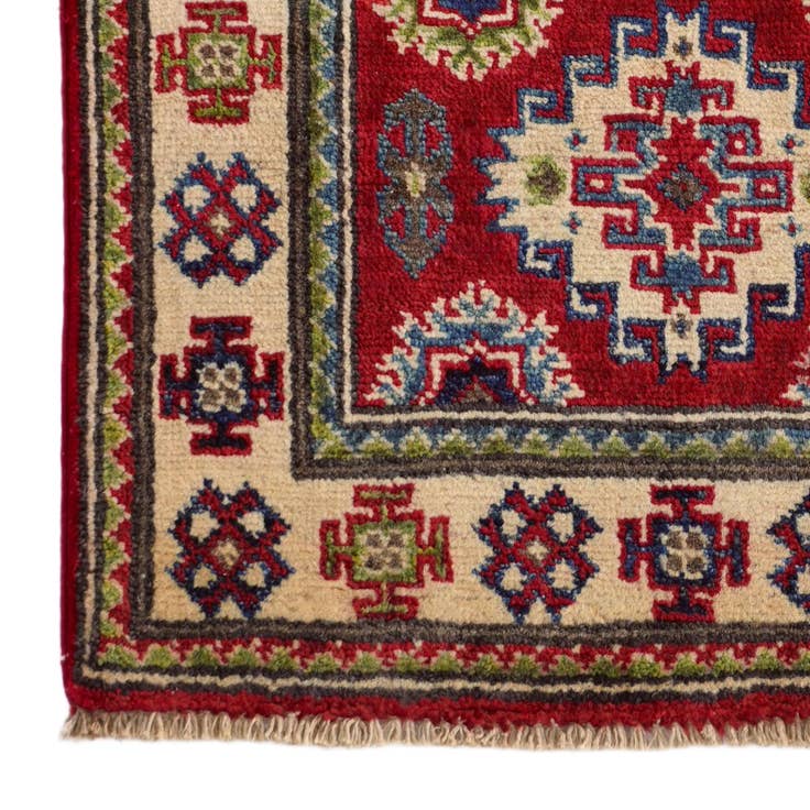 Detail image of 2' 1 x 3' Hand Knotted Kazak Rug