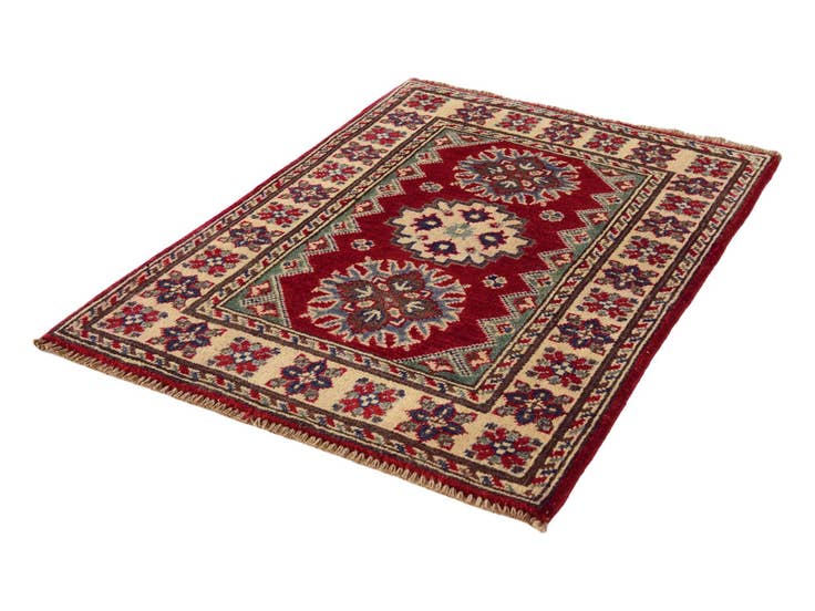 Detail image of 2' x 2' 11 Hand Knotted Kazak Rug