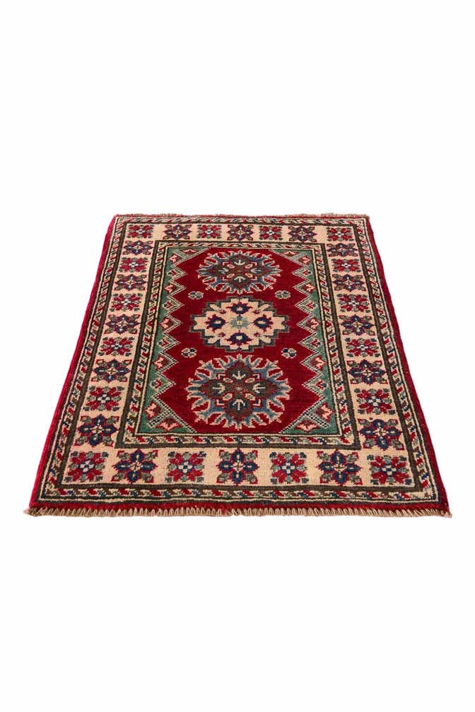 2' x 2' 11 Hand Knotted Kazak Rug