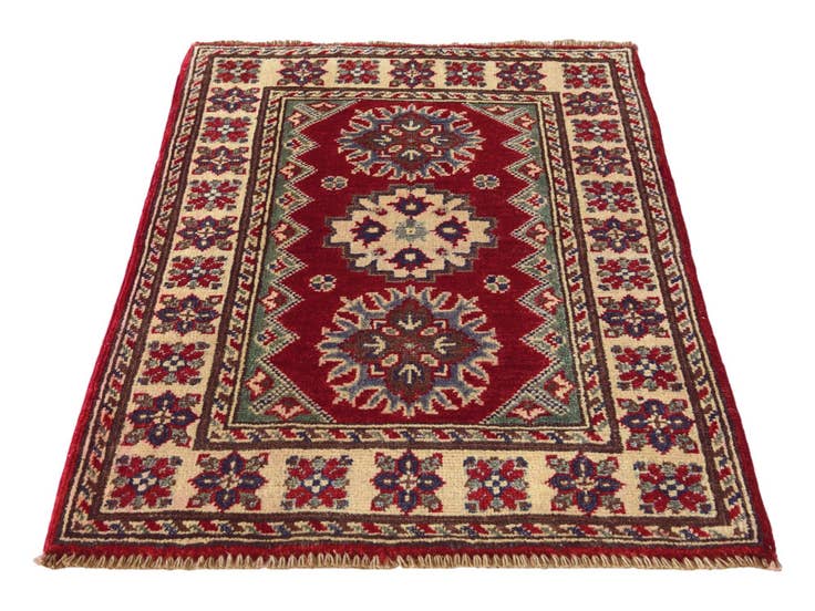 Detail image of 2' x 2' 11 Hand Knotted Kazak Rug