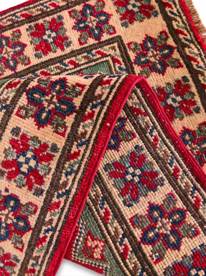 2' x 2' 11 Hand Knotted Kazak Rug