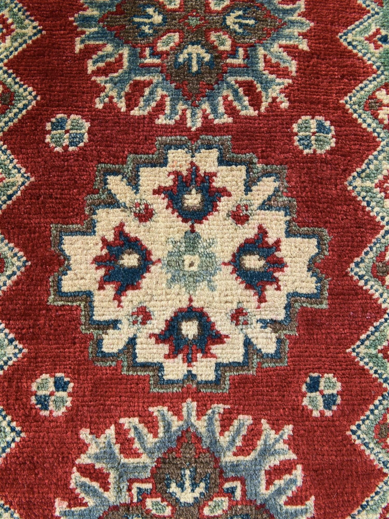 2' x 2' 11 Hand Knotted Kazak Rug
