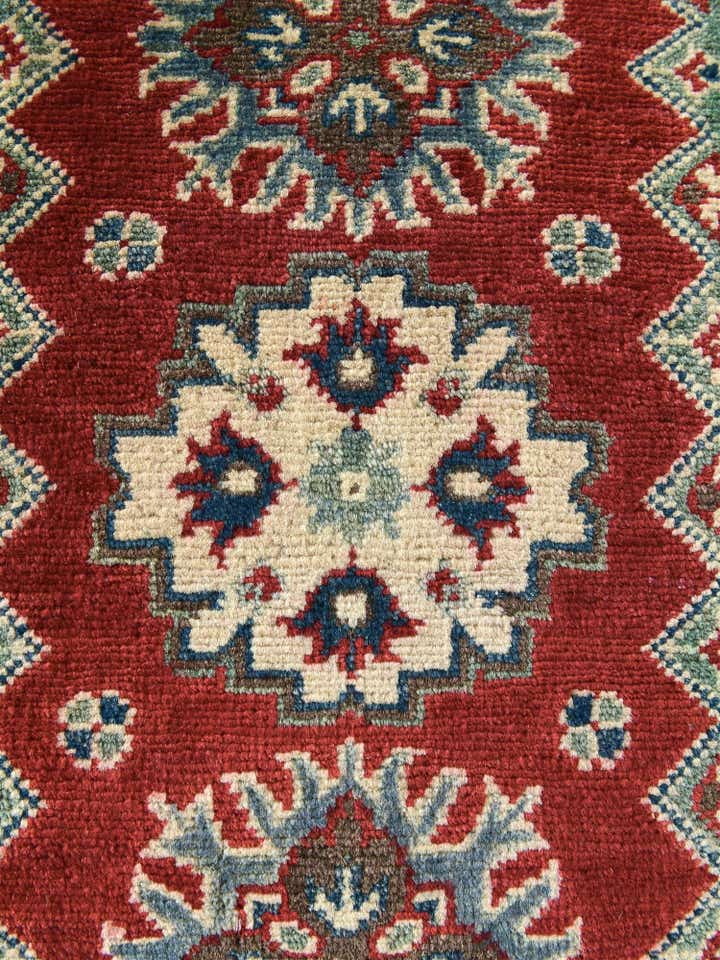2' x 2' 11 Hand Knotted Kazak Rug