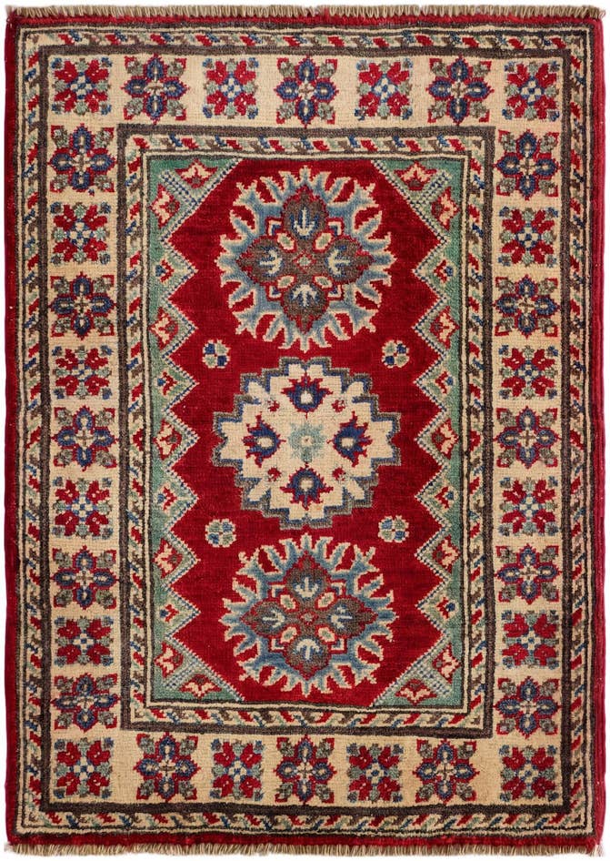 Detail image of 2' x 2' 11 Hand Knotted Kazak Rug