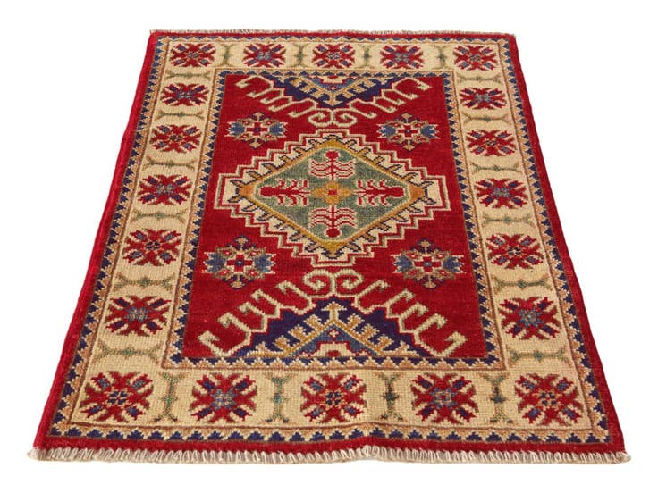 Detail image of 2' x 2' 11 Hand Knotted Kazak Rug