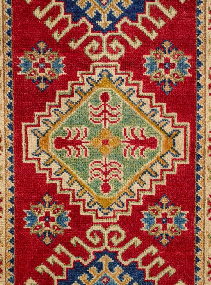 Detail image of 2' x 2' 11 Hand Knotted Kazak Rug