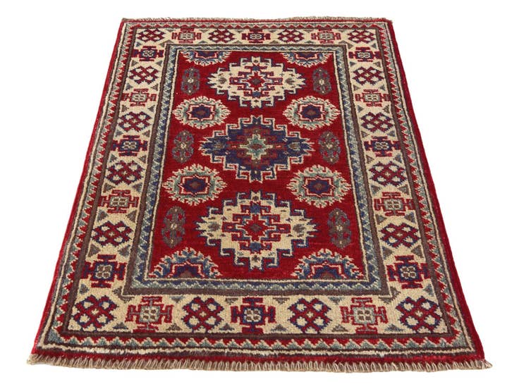 Detail image of 2' x 2' 11 Hand Knotted Kazak Rug