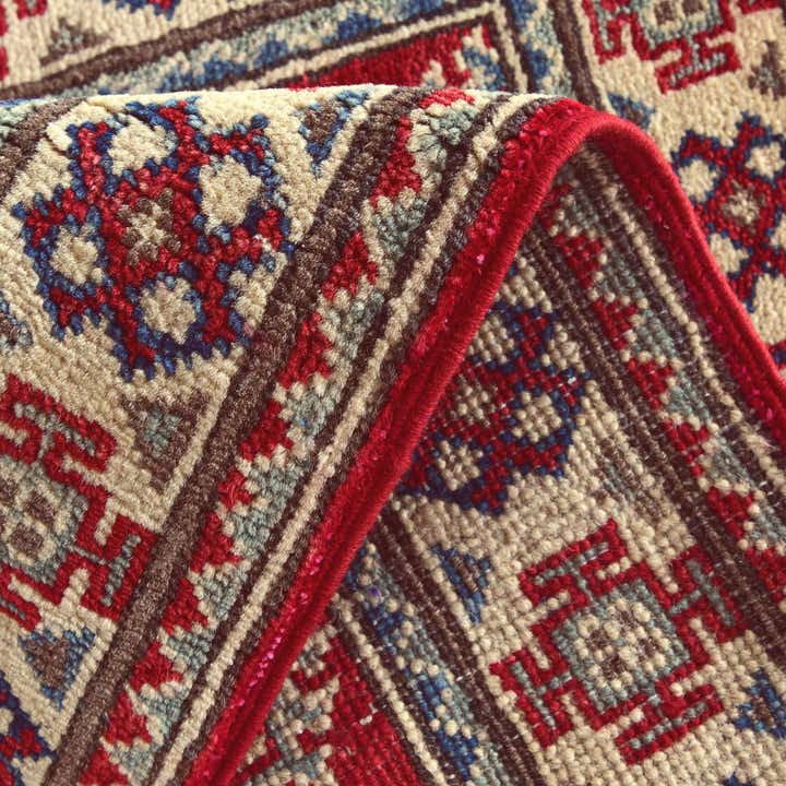 2' x 2' 11 Hand Knotted Kazak Rug